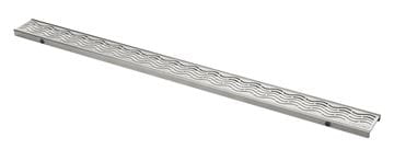 CONCEPT 50 perforovaný rošt WATER 978 mm, kartáčovaná nerez ocel