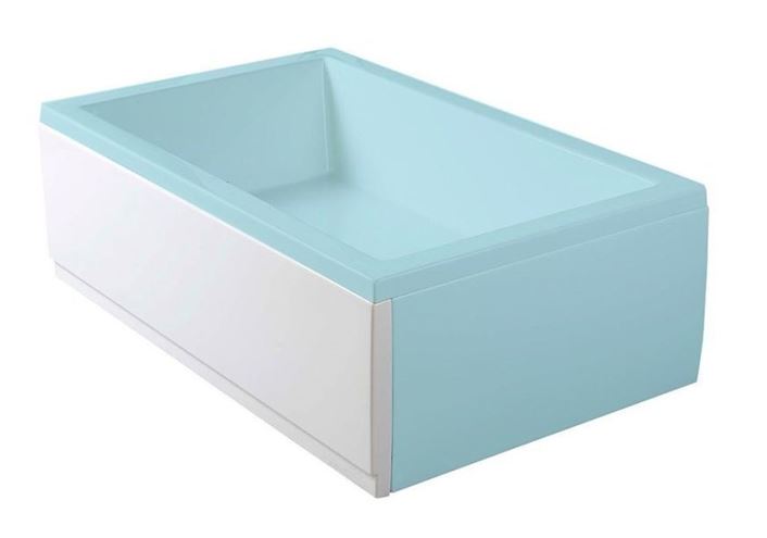 POLYSAN DEEP PLAIN čelní panel k vaničkám 1100x360mm, levý, bílý 83648 Obrázek - Hlavní obrázek