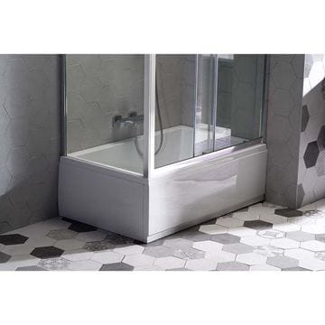 POLYSAN DEEP PLAIN čelní panel k vaničkám 1100x360mm, levý, bílý 83648 Obrázek - fotka