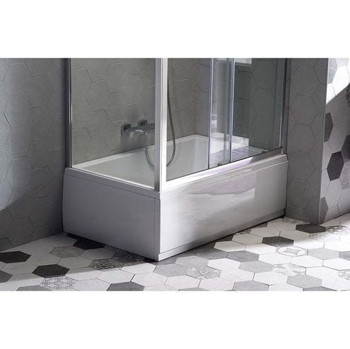 POLYSAN DEEP PLAIN čelní panel k vaničkám 1210x360mm, pravý, bílý 83674 Obrázek - fotka