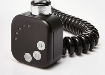 P.M.H. HT2 topná tyč 400W, elektrická, kroucený kabel, s termostatem, černá