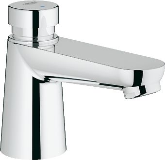 GROHE EUROECO COSMOPOLITAN T umyvadlová stojánková baterie, samouzavírací pro jednu vodu, chrom