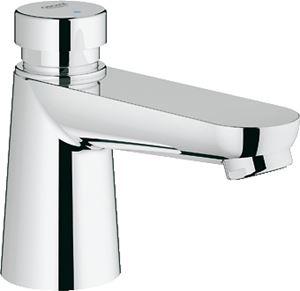 GROHE EUROECO COSMOPOLITAN T umyvadlová stojánková baterie, samouzavírací pro jednu vodu, chrom