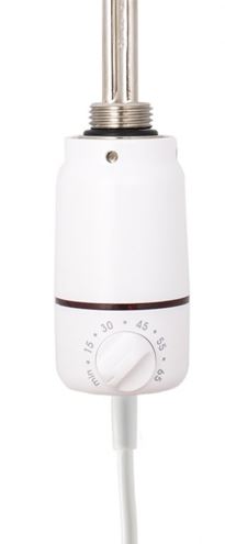 P.M.H. ET2 topná tyč 300W, elektrická, kroucený kabel, s termostatem, bílá lesk PMH-ET2-W-300W Obrázek - Hlavní obrázek