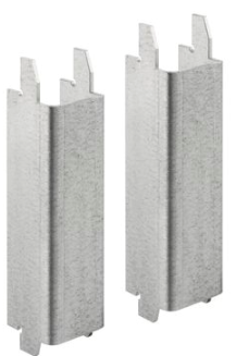GEBERIT DUOFIX podpěry 40x130mm, 2ks, pro WC keramické mísy s menší opěrnou plochou, ocel, pozink
