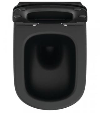 IDEAL STANDARD TESI závěsné WC, se SoftClosing sedátkem, AquaBlade splachování, černá T3546V3 Obrázek - fotka