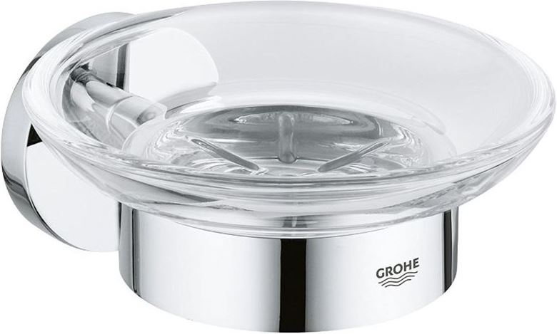 GROHE ESSENTIALS mýdlenka, nástěnná, sklo, chrom 40444001 Obrázek - Hlavní obrázek