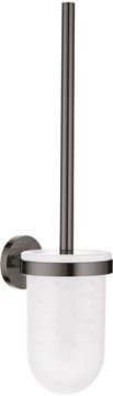 GROHE ESSENTIALS WC štětka, nástěnná, sklo, hard graphite