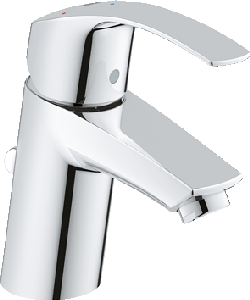 GROHE EUROSMART umyvadlová stojánková baterie, s odtokovou soupravou, studený start, chrom