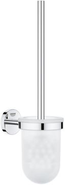 GROHE BAUCOSMOPOLITAN WC štětka, nástěnná, sklo, chrom