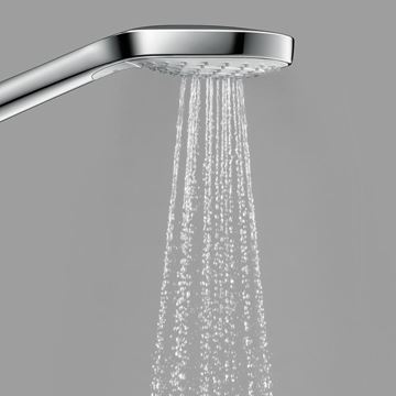 HANSGROHE CROMA SELECT S 3JET ruční sprcha pr. 110 mm, 3 proudy, bílá/chrom 26800400 Obrázek - fotka
