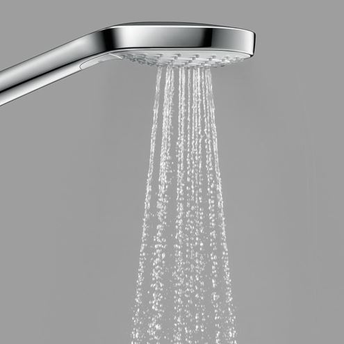 HANSGROHE CROMA SELECT S 3JET ruční sprcha pr. 110 mm, 3 proudy, bílá/chrom 26800400 Obrázek - fotka