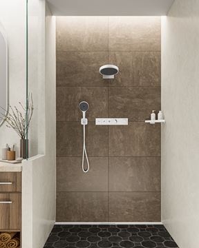HANSGROHE RAINFINITY 250 1JET horní sprcha pr. 250 mm, s ramenem, matná bílá 26226700 Obrázek - fotka