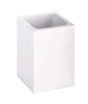 BEMETA GAMMA nádobka, polyresin, matná bílá
