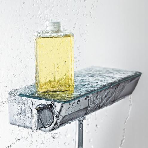 HANSGROHE ECOSTAT SELECT sprchová nástěnná termostatická baterie, pro renovaci, bílá/chrom 13111400 Obrázek - fotka