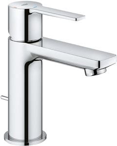 GROHE LINEARE umyvadlová stojánková baterie, s odtokovou soupravou, Water Saving, SilkMove ES, chrom