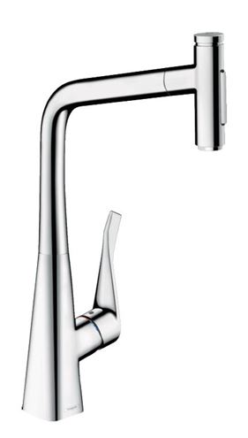 HANSGROHE METRIS SELECT M71 dřezová baterie, s vytahovací sprškou, sBox, chrom 73816000 Obrázek - Hlavní obrázek