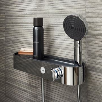 HANSGROHE SHOWERTABLET SELECT 400 sprchová nástěnná termostatická baterie, s držákem sprchy, chrom 24360000 Obrázek - fotka