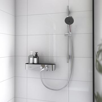 HANSGROHE SHOWERTABLET SELECT 400 sprchová nástěnná termostatická baterie, s držákem sprchy, chrom 24360000 Obrázek - fotka