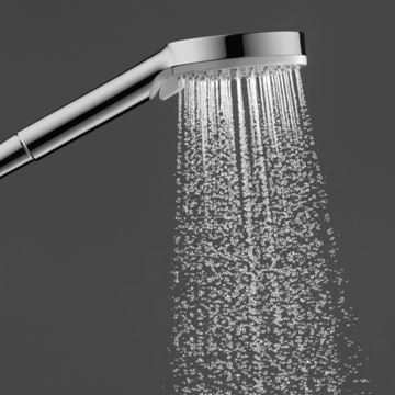 HANSGROHE VERNIS SHAPE SHOWERPIPE 230 vanová termostatická baterie, s horní a ruční sprchou se 2 proudy, EcoSmart, chrom 26098000 Obrázek - fotka