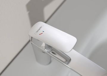 HANSGROHE LOGIS umyvadlová stojánková baterie, s odtokovou soupravou, CoolStart, EcoSmart, chrom 71254000 Obrázek - fotka