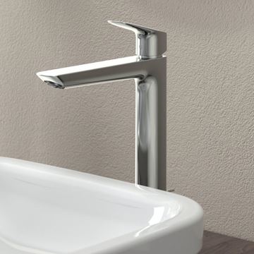 HANSGROHE LOGIS umyvadlová stojánková baterie, s odtokovou soupravou, EcoSmart, chrom 71257000 Obrázek - fotka