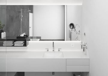 HANSGROHE VERNIS SHAPE umyvadlová stojánková baterie 3-otvorová, s odtokovou soupravou, EcoSmart, chrom 71563000 Obrázek - fotka