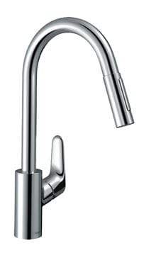 HANSGROHE FOCUS M41 dřezová baterie, s vytahovací sprškou, EcoSmart, chrom