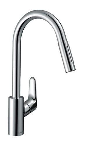 HANSGROHE FOCUS M41 dřezová baterie, s vytahovací sprškou, EcoSmart, chrom 31833000 Obrázek - Hlavní obrázek