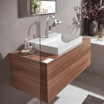 HANSGROHE VIVENIS umyvadlová stojánková baterie, s otočným výtokem, EcoSmart, chrom 75032000 Obrázek - fotka
