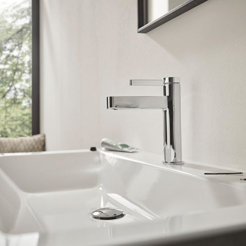 HANSGROHE FINORIS umyvadlová stojánková baterie pro jednu vodu, EcoSmart, chrom 76013000 Obrázek - fotka