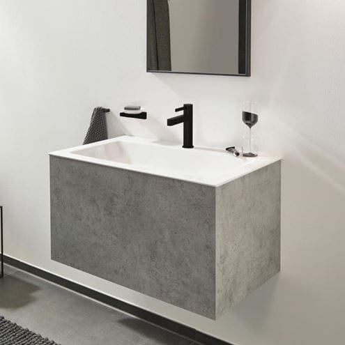 HANSGROHE FINORIS umyvadlová stojánková baterie pro jednu vodu, EcoSmart, matná černá 76013670 Obrázek - fotka