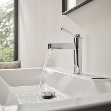 HANSGROHE FINORIS umyvadlová stojánková baterie, s odtokovou soupravou, CoolStart, EcoSmart, chrom 76024000 Obrázek - fotka