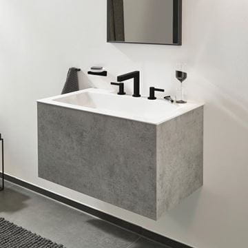 HANSGROHE FINORIS umyvadlová stojánková baterie 3-otvorová, s odtokovou soupravou, EcoSmart, matná černá 76033670 Obrázek - fotka