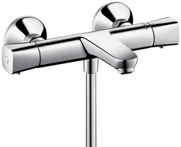 HANSGROHE ECOSTAT vanová nástěnná termostatická baterie, s přepínačem, chrom