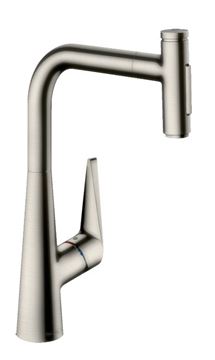 HANSGROHE TALIS SELECT M51 dřezová baterie, s vytahovací sprškou, sBox, nerez