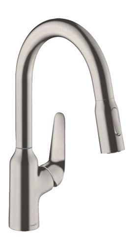 HANSGROHE FOCUS M42 dřezová baterie, s vytahovací sprškou, chrom 71801800 Obrázek - Hlavní obrázek