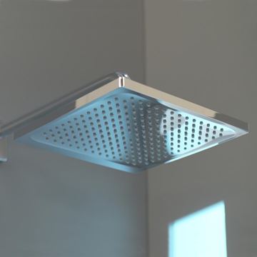 HANSGROHE CROMETTA E 240 1JET horní sprcha 240x240 mm, nízkotlaká, chrom 26722000 Obrázek - fotka