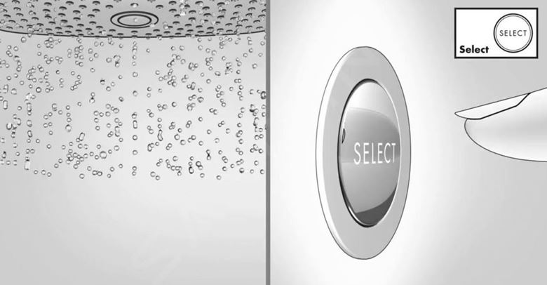HANSGROHE RAINDANCE SELECT S 120 3JET ruční sprcha pr. 125 mm, 3 proudy, kartáčovaný černý chrom 26530340 Obrázek - fotka