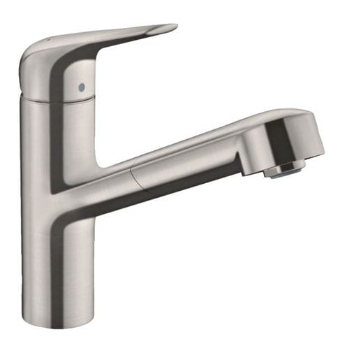 HANSGROHE FOCUS M42 dřezová baterie, s vytahovací koncovkou, nerez 71814800 Obrázek - Hlavní obrázek