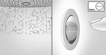 HANSGROHE RAINFINITY 130 3JET ruční sprcha pr. 130 mm, 3 proudy, EcoSmart, kartáčovaný černý chrom 26865340 Obrázek - fotka