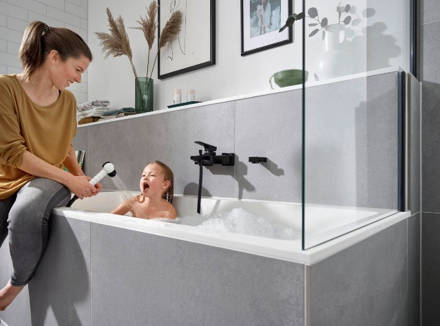 HANSGROHE JOCOLINO 2JET ruční sprcha 27 mm, 2 proudy, motiv zebra, bílá/černá 28787640 Obrázek - fotka