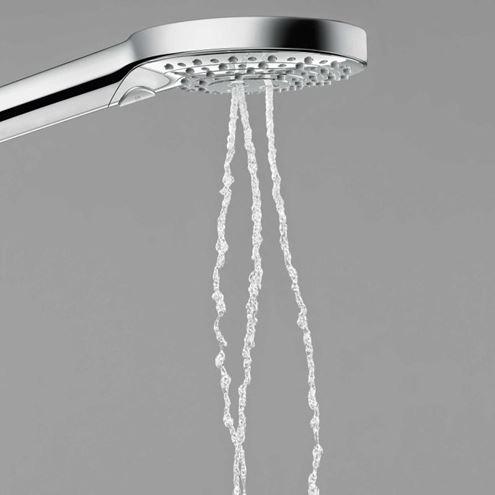HANSGROHE RAINDANCE SELECT S 3JET ruční sprcha pr. 120, 3 proudy, kartáčovaný černý chrom 26014340 Obrázek - fotka