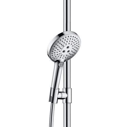 HANSGROHE RAINDANCE SELECT S 120 3JET sprchová souprava 4-dílná, ruční sprcha pr. 125 mm, 3 proudy, tyč, hadice, polička, chrom 26324000 Obrázek - fotka