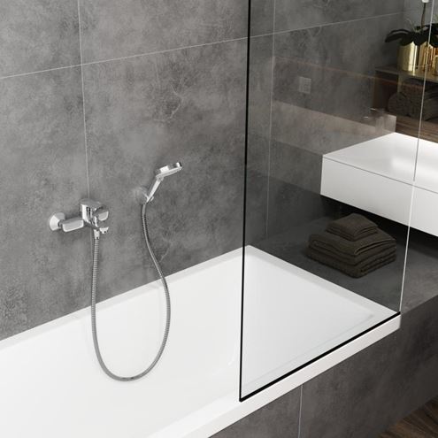 HANSGROHE VERNIS BLEND 100 VARIO 2JET sprchová souprava 3-dílná, ruční sprcha pr. 100 mm, 2 proudy, hadice, držák, EcoSmart, chrom 26278000 Obrázek - fotka