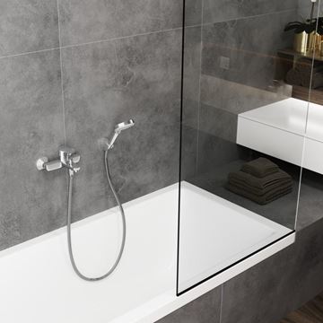 HANSGROHE VERNIS BLEND 100 VARIO 2JET sprchová souprava 3-dílná, ruční sprcha pr. 100 mm, 2 proudy, hadice, držák, EcoSmart, chrom 26278000 Obrázek - fotka