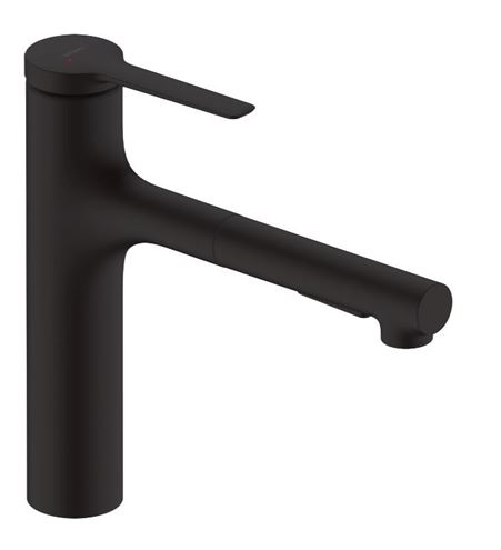 HANSGROHE ZESIS M33 dřezová baterie, s vytahovací sprškou, matná černá 74801670 Obrázek - Hlavní obrázek