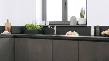 HANSGROHE ZESIS M33 dřezová baterie, s vytahovací sprškou, sBox lite, nerez 74803800 Obrázek - fotka