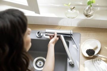 HANSGROHE ZESIS M33 dřezová baterie, sklopná pod okno, chrom 74805000 Obrázek - fotka