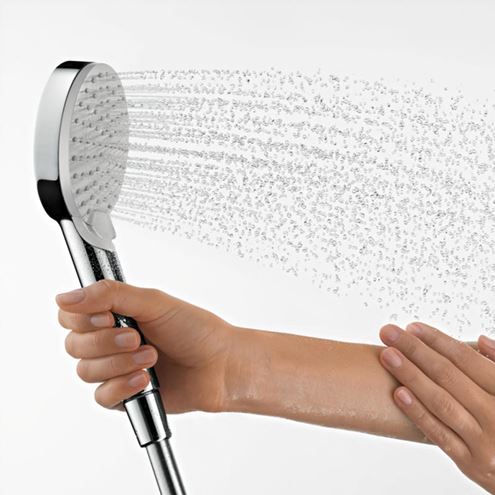 HANSGROHE VERNIS BLEND 100 VARIO 2JET sprchová souprava 3-dílná, ruční sprcha pr. 100 mm, 2 proudy, tyč, hadice, EcoSmart, chrom 26279000 Obrázek - fotka